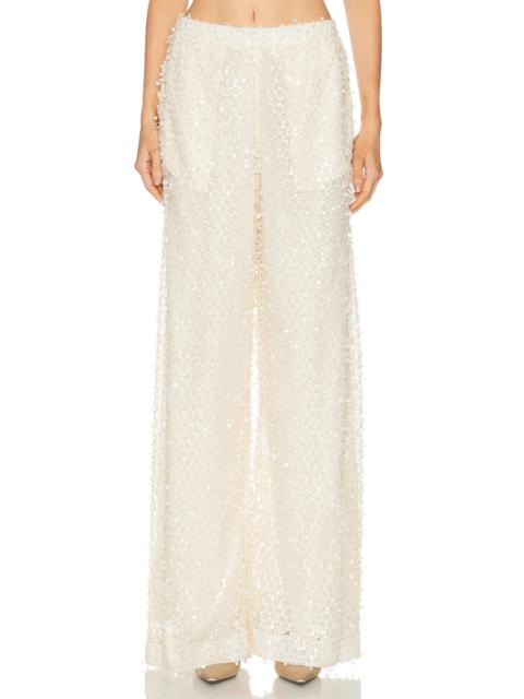 Oscar de la Renta Sequin Pant