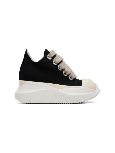 Rick Owens DRKSHDW Black Tower Jumbolace Abstract Low Sneaks Sneakers