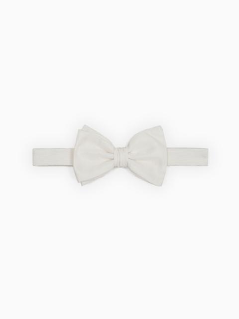 Pure silk knotted bow tie