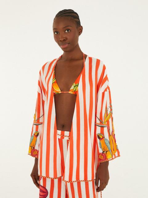 FARM RIO Blouse With Rope Detail As A Belt