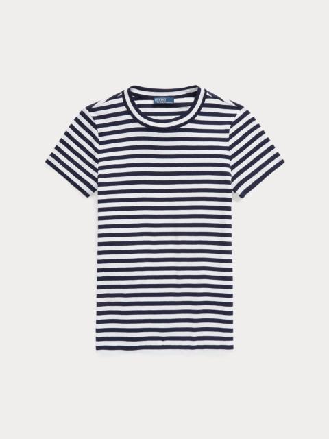Polo Ralph Lauren Striped Ribbed Cotton Crewneck Tee