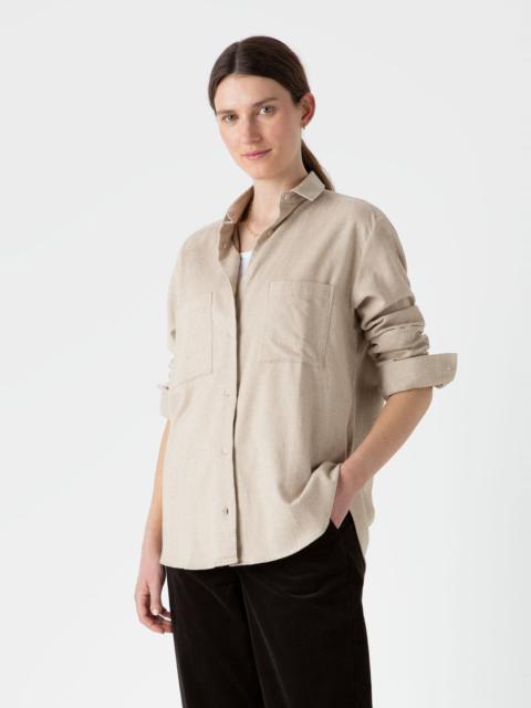 Sunspel Oversized Flannel Shirt