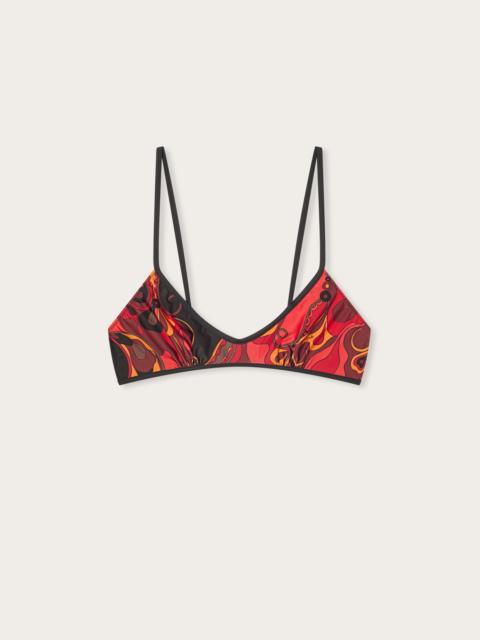 PUCCI ORCHIDEE PRINT BIKINI TOP