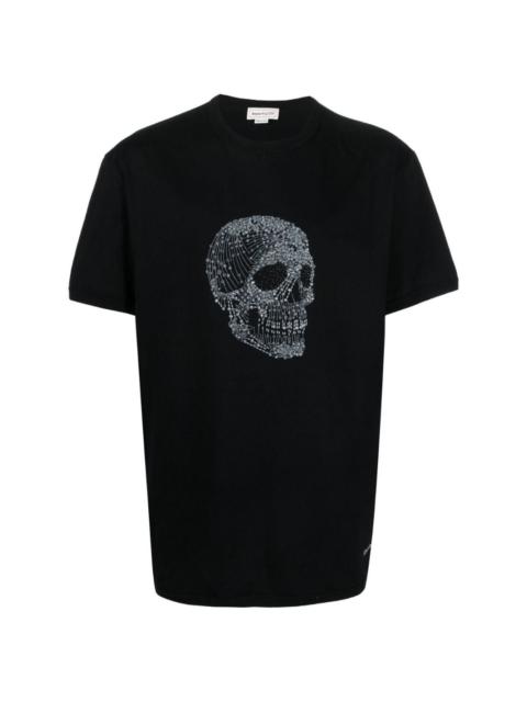 skull-print cotton T-shirt