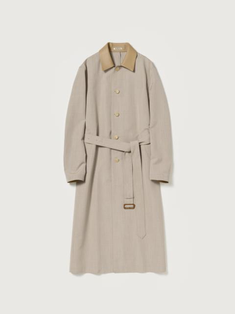 AURALEE WOOL MAX CANVAS COAT