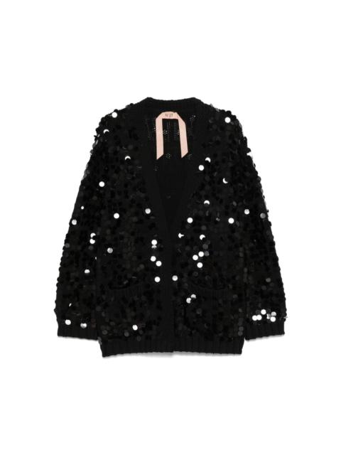 N°21 sequined cardigan