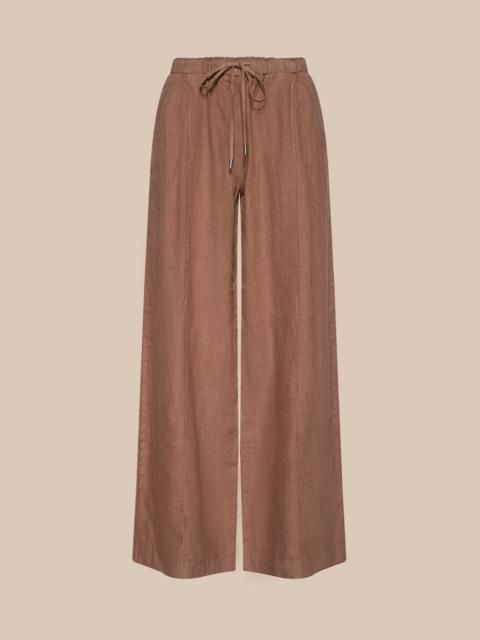L'AGENCE Connie Linen Drawstring Trouser