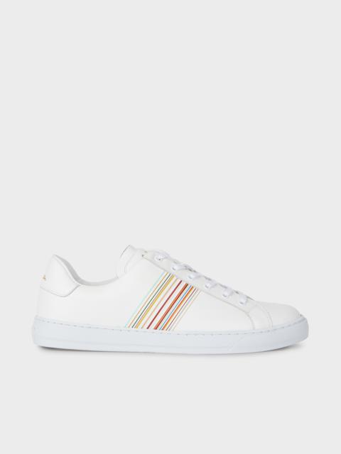 Paul Smith White Leather 'Hansen' Trainers