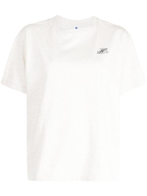 logo-embroidered short-sleeve T-shirt