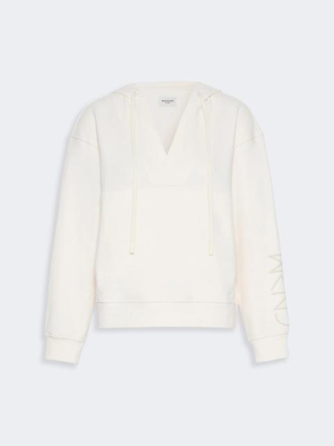 WEEKEND Max Mara CANNONE Jersey hoodie - IVORY