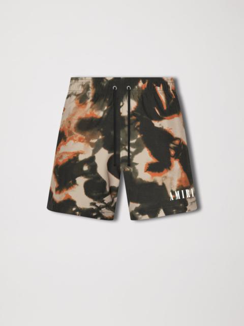 AMIRI TIE DYE CAMO SWIM TRUNK