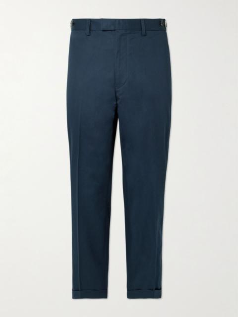 BEAMS PLUS Ivy Straight-Leg Cotton-Twill Trousers Navy