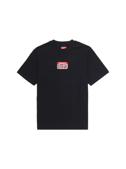 Supreme Supreme Gonz Nametag S/S Tee Black