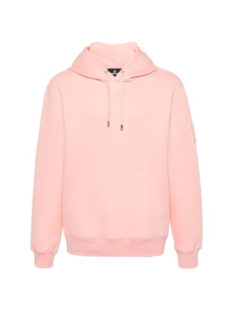 KRYS velvet-logo hoodie