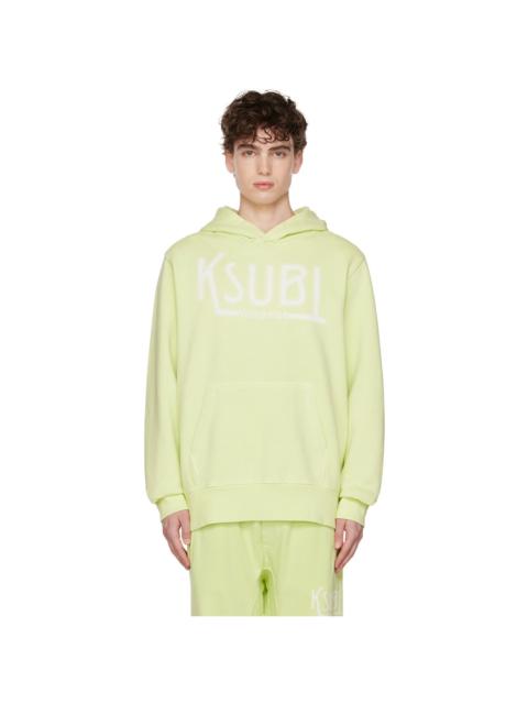 Ksubi 로고 인쇄 면 hoodie