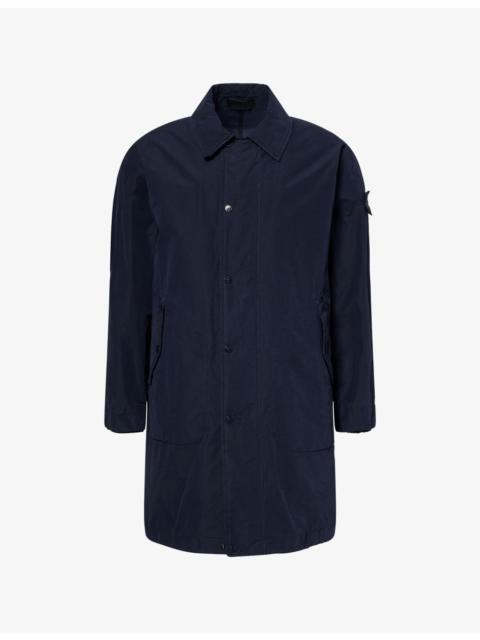 Stone Island David Light-TC S.I. Ghost Badge Woven Overcoat