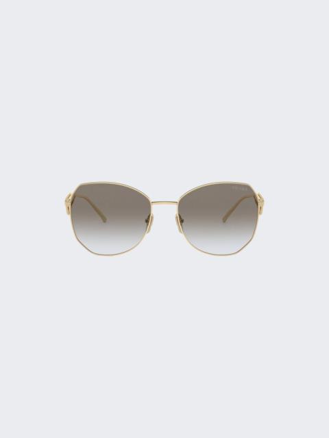 Gradient Lens Sunglasses Gold