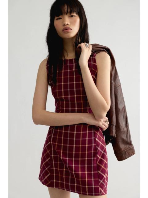 FREE PEOPLE Atlas Plaid Mini Dress