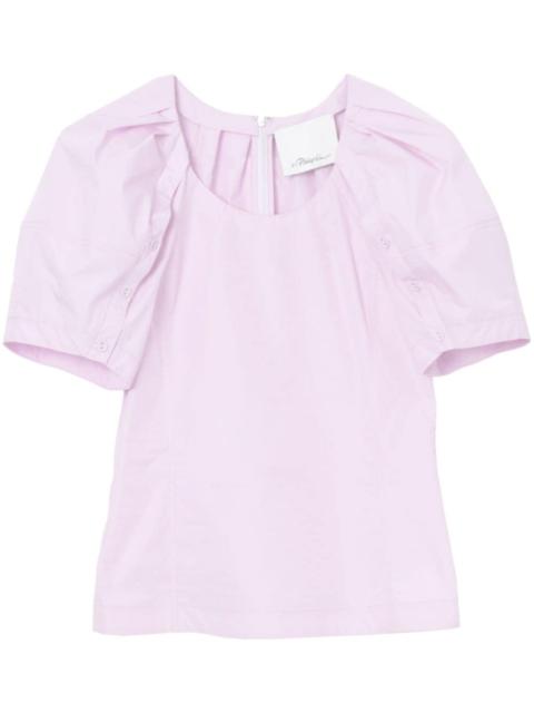 3.1 Phillip Lim puff-sleeve button-detail top