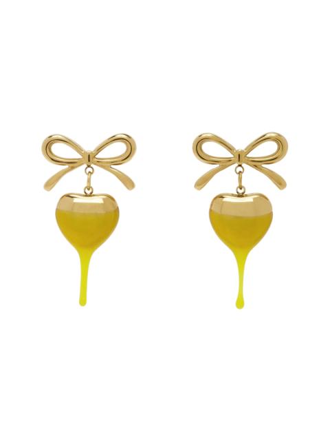 OTTOLINGER Dipped Bow Heart Earrings