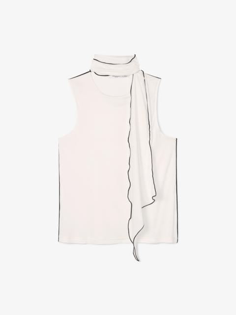 M.M.LaFleur Felicity Scarf Tank - Cloud Jersey