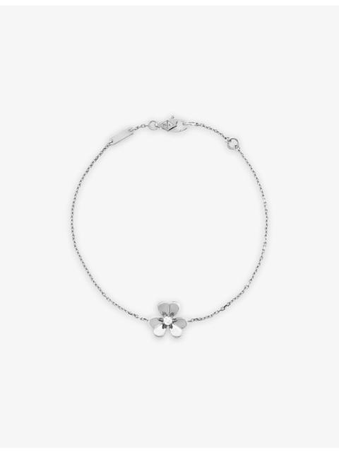 Van Cleef & Arpels Frivole white-gold and diamond bracelet