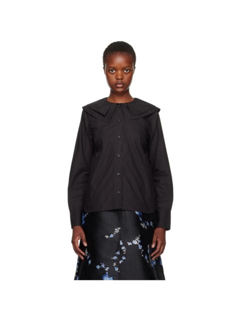 GANNI Black Layered Shirt