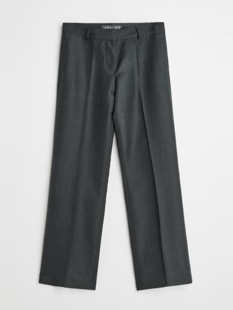 Hip Trouser Grey Mnemonic Wool