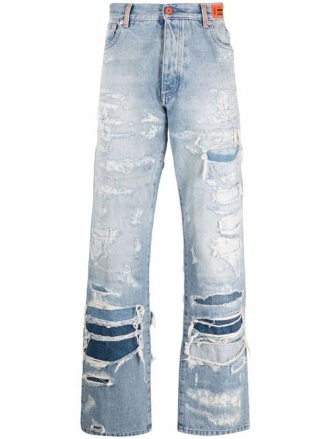 Heron Preston Super Distressed 5-pocket jeans