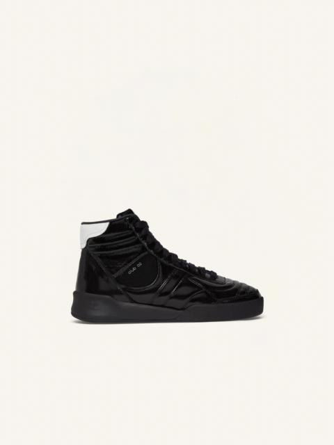 courrèges CLUB02 MID NAPLACK LEATHER SNEAKERS