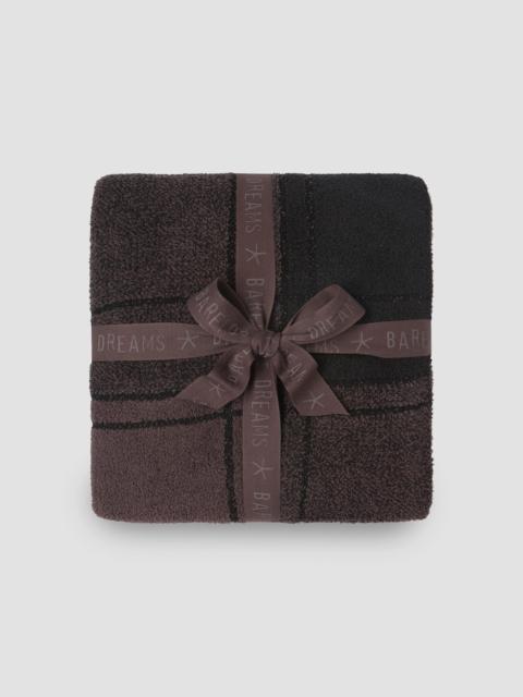 Barefoot Dreams CozyChic Buffalo Plaid Throw Blanket - Umber Multi