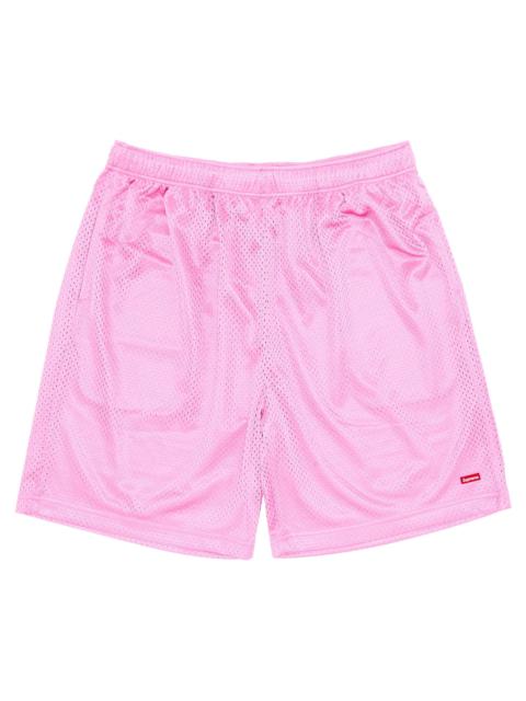 Supreme Small Box Baggy Mesh Short 'Pink'