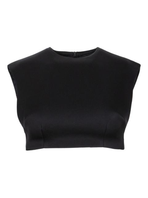 David Koma sleeveless crop top
