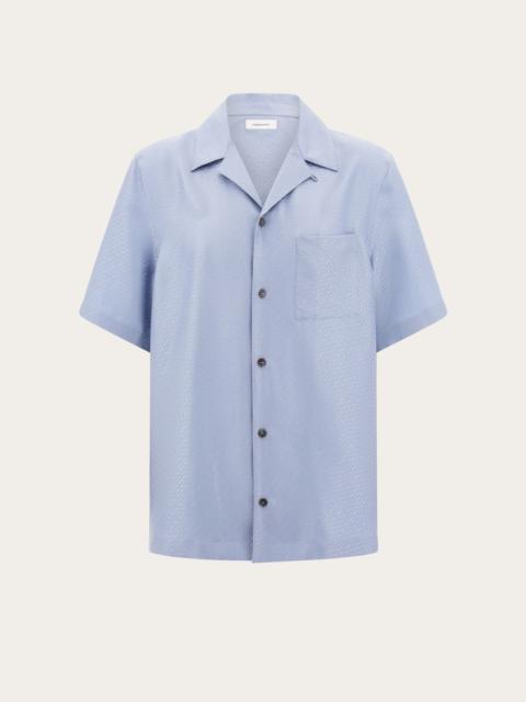 FERRAGAMO Short sleeve silk shirt
