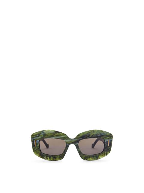 Screen sunglasses in acetate