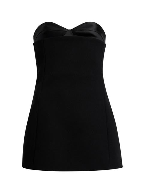 Ayla Wool Bustier Top black