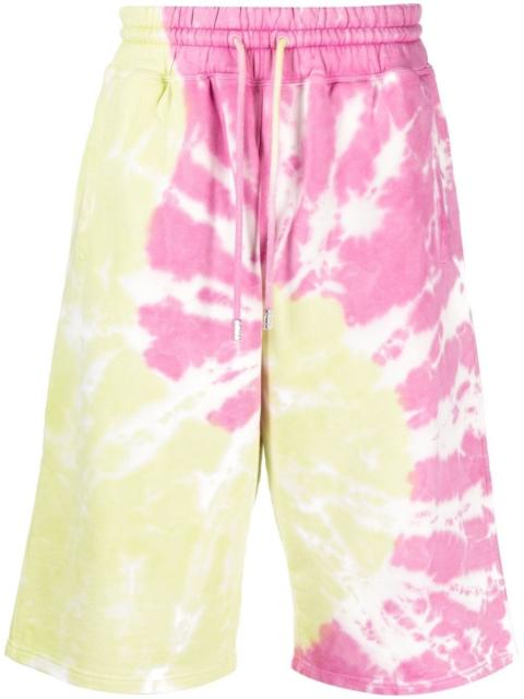 GCDS tie-dye print bermuda shorts