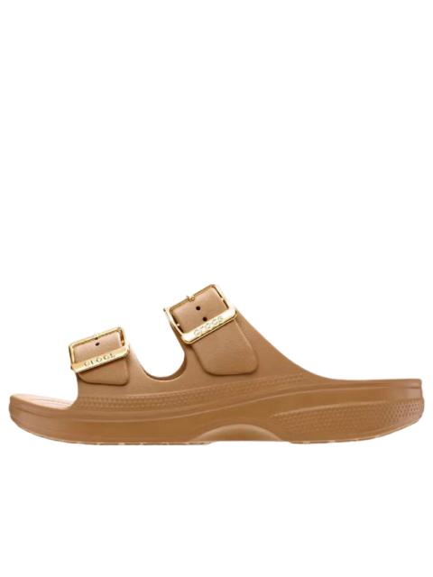 crocs (WMNS) Crocs Metallic Buckle Saturday Sandal 'Sepia' 213316-2EY