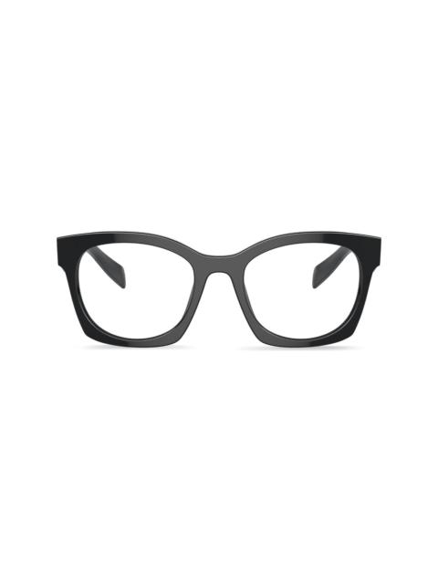 Prada logo-print square-frame glasses
