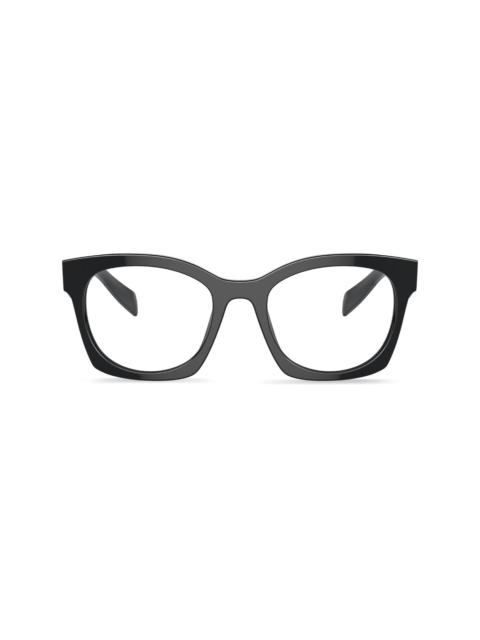 Prada logo-print square-frame glasses