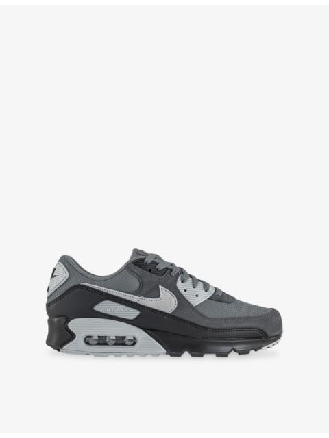 Nike Air Max 90 Leather and Mesh Trainers
