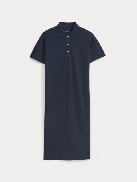 EVERLANE PIQUE POLO SHORT-SLEEVE DRESS