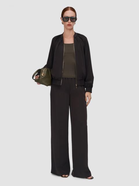 JOSEPH Mira Satin Twill Bomber Jacket