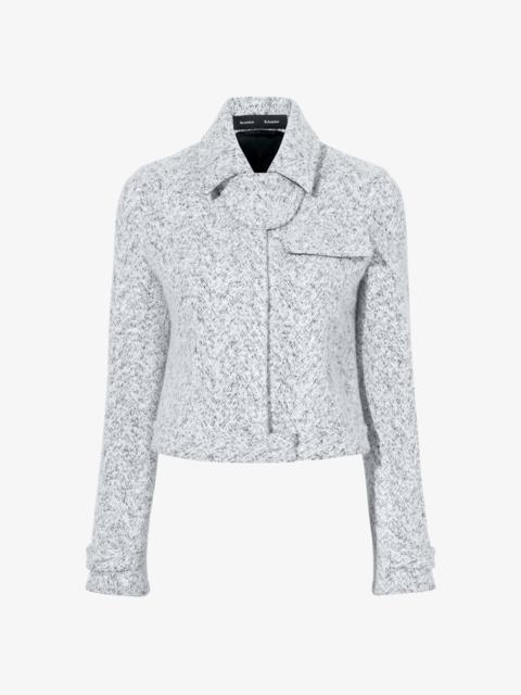 Proenza Schouler Rivers Jacket in Cotton Wool Jacquard