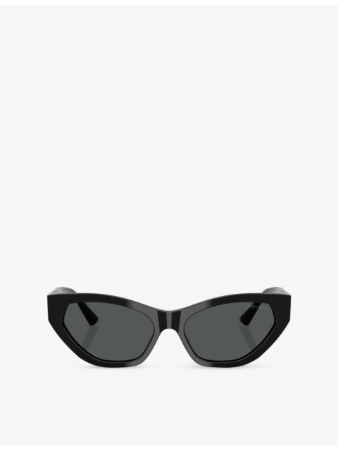 JIMMY CHOO JC5022B Cat-Eye-Frame Acetate Sunglasses
