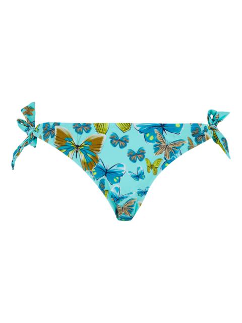 Vilebrequin Women Bikini Bottom Mini Brief to be tied Butterflies