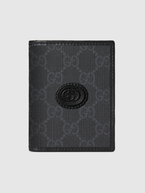Mini wallet with Interlocking G