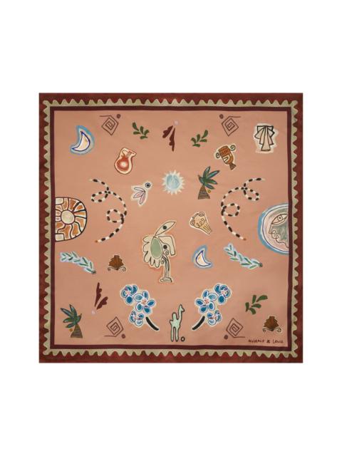 ALÉMAIS Laurence Silk Scarf