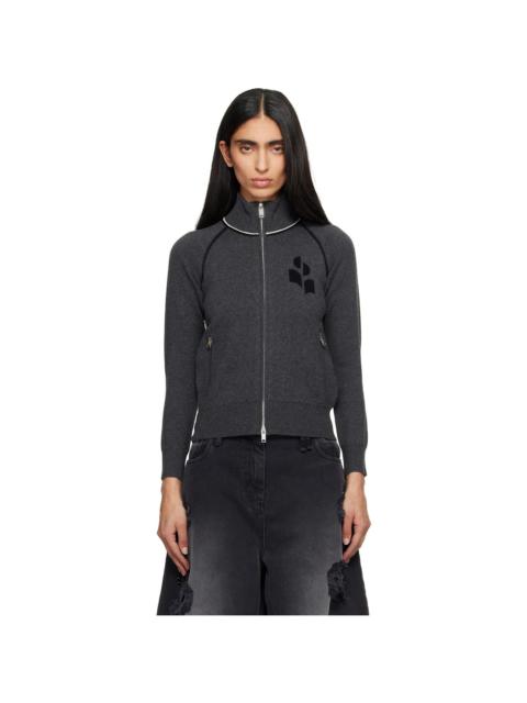 Isabel Marant Étoile Gray Lanya Cardigan Jacket