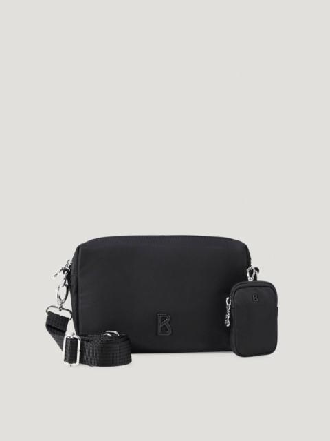 BOGNER VERBIER PLAY PUKIE CROSS BODY BAG IN BLACK